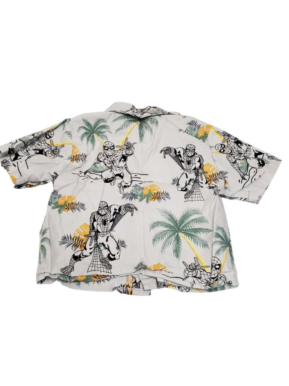 Marvel Spider-Man Kids Size 18M Hawaiian Button Shirt & Shorts Set 18 Months - Picture 3 of 10